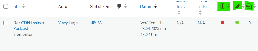 WP Dashboard - Urteile des Monats